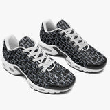 Air Cushion Sneakers Black Chainmail Print