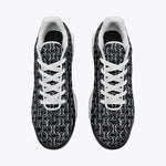 Air Cushion Sneakers Black Chainmail Print