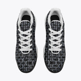 Air Cushion Sneakers Black Chainmail Print