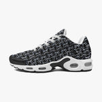 Air Cushion Sneakers Black Chainmail Print