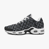 Air Cushion Sneakers Black Chainmail Print