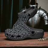 Classic Clogs Black Chainmail Print