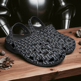Classic Clogs Black Chainmail Print