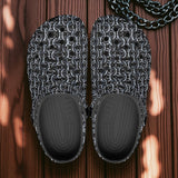 Classic Clogs Black Chainmail Print