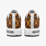 Air Cushion Sneakers Gold Bees with Honeycomb