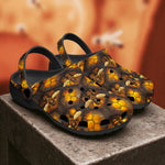 Classic Clogs Bees with Honeycomb Mosaic