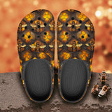 Classic Clogs Bees with Honeycomb Mosaic