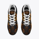 Air Cushion Sneakers Skull with Golden Dripping Paint