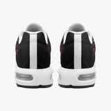 Air Cushion Sneakers Silver Skull in Red Smoke