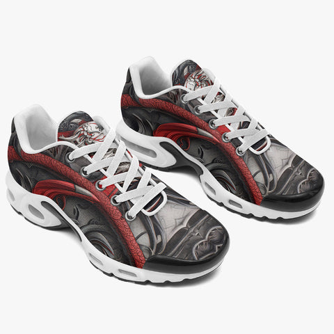 Air Cushion Sneakers Dragon Skull Artwork