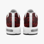 Air Cushion Sneakers White Skull with Bloody Dragon