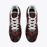 Air Cushion Sneakers White Skull with Bloody Dragon