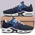 Air Cushion Sneakers Neon Skull in Headphones