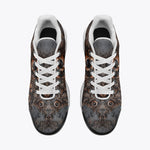 Air Cushion Sneakers Copper Skull with Gears