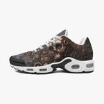 Air Cushion Sneakers Copper Skull with Gears