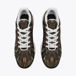 Air Cushion Sneakers Native Indian Feather Print