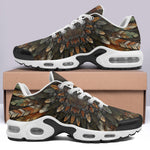 Air Cushion Sneakers Native Indian Feather Print