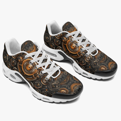 Air Cushion Sneakers Steampunk Mechanical Gears