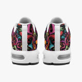Air Cushion Sneakers Colorful Graffiti Art