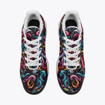 Air Cushion Sneakers Colorful Graffiti Art