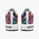 Air Cushion Sneakers Colorful Graffiti Art