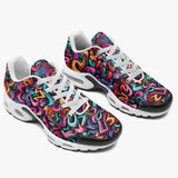 Air Cushion Sneakers Colorful Graffiti Art
