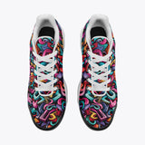 Air Cushion Sneakers Colorful Graffiti Art