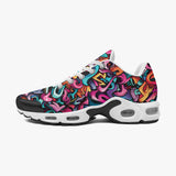 Air Cushion Sneakers Colorful Graffiti Art