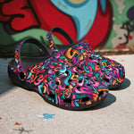 Classic Clogs Colorful Graffiti Art