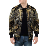 Bomber Jacket Samurai and Dragons Japanese Artwork