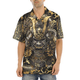 Hawaiian Shirt Samurai and Dragons Japanese Artwork