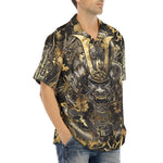 Hawaiian Shirt Samurai and Dragons Japanese Artwork
