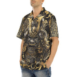 Hawaiian Shirt Samurai and Dragons Japanese Artwork