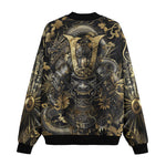 Bomber Jacket Samurai and Dragons Japanese Artwork