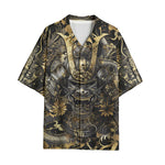 Hawaiian Shirt Samurai and Dragons Japanese Artwork