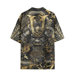 Hawaiian Shirt Samurai and Dragons Japanese Artwork