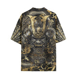 Hawaiian Shirt Samurai and Dragons Japanese Artwork