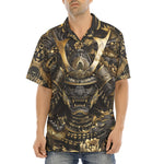 Hawaiian Shirt Japanese Samurai Armor and Dragon