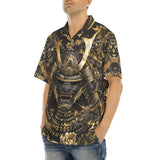 Hawaiian Shirt Japanese Samurai Armor and Dragon