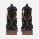 Leather Boots Japanese Samurai Armor and Dragon