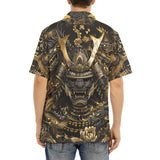 Hawaiian Shirt Japanese Samurai Armor and Dragon