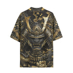 Hawaiian Shirt Japanese Samurai Armor and Dragon
