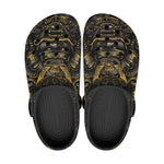 Classic Clogs Golden Samurai Japanese Artwork