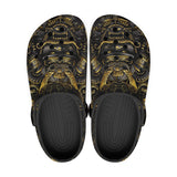 Classic Clogs Golden Samurai Japanese Artwork