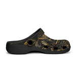 Classic Clogs Golden Samurai Japanese Artwork