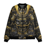 Bomber Jacket Golden Samurai Japanese Artwork