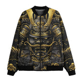 Bomber Jacket Golden Samurai Japanese Artwork