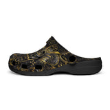 Classic Clogs Golden Samurai Japanese Artwork