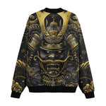 Bomber Jacket Golden Samurai Japanese Artwork