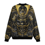 Bomber Jacket Golden Samurai Japanese Artwork